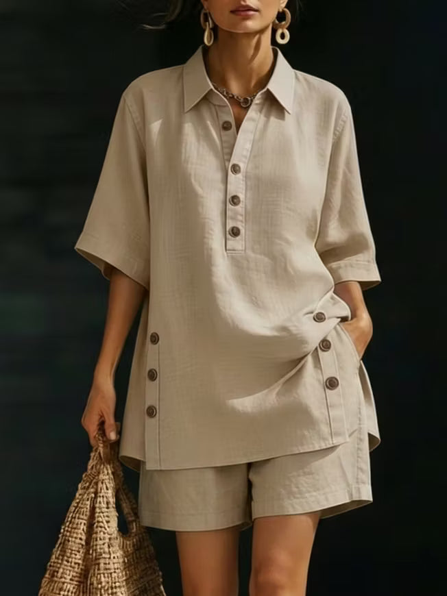 Charlotte™ Relaxed Linen Two-Piece Set