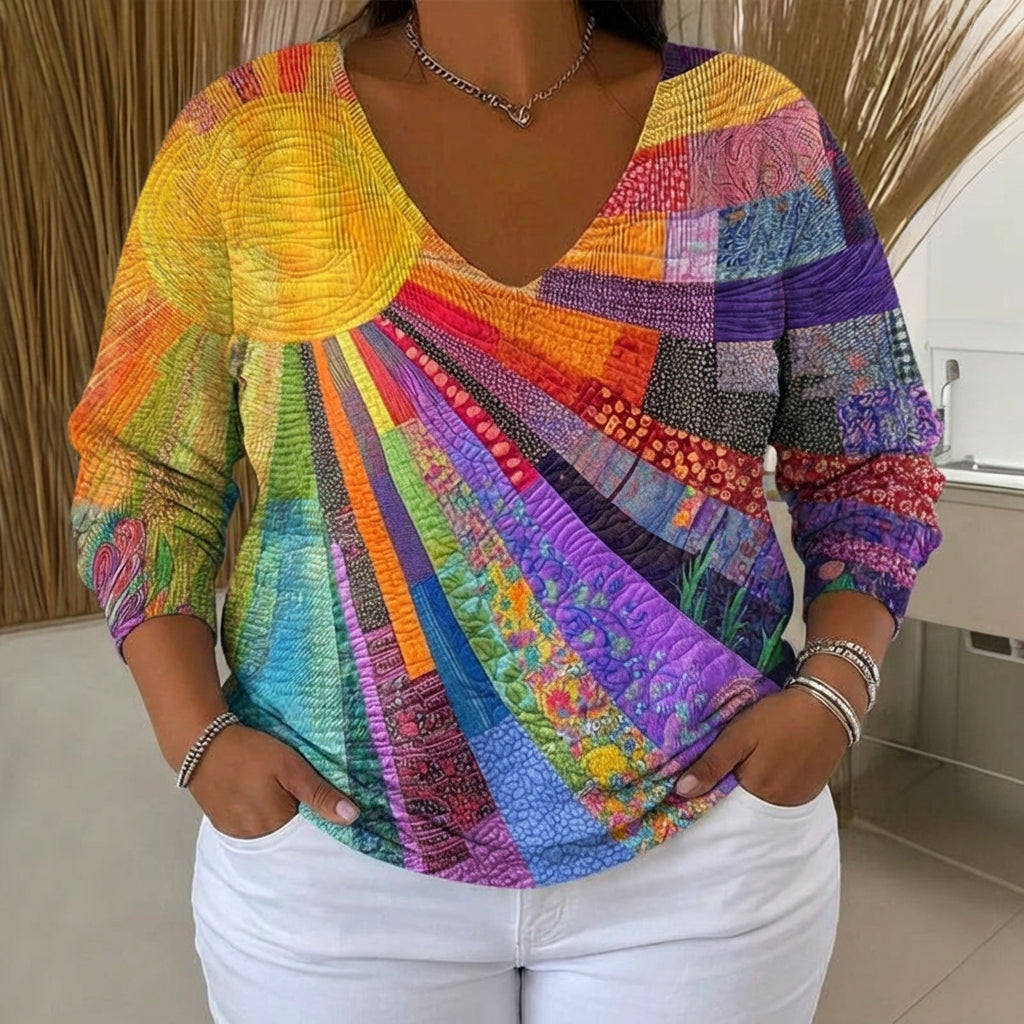 Vintage™ Colorful T-Shirt | Long Sleeve T-Shirt