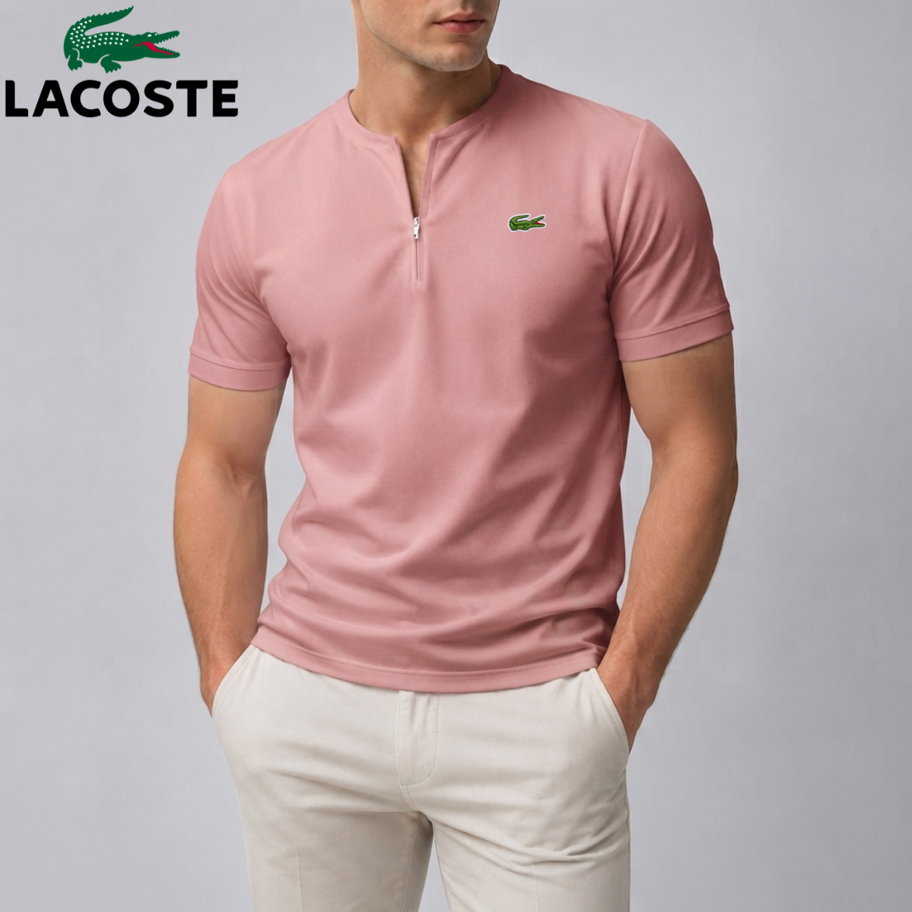 Quarter-Zip Henley || Clearance Sale