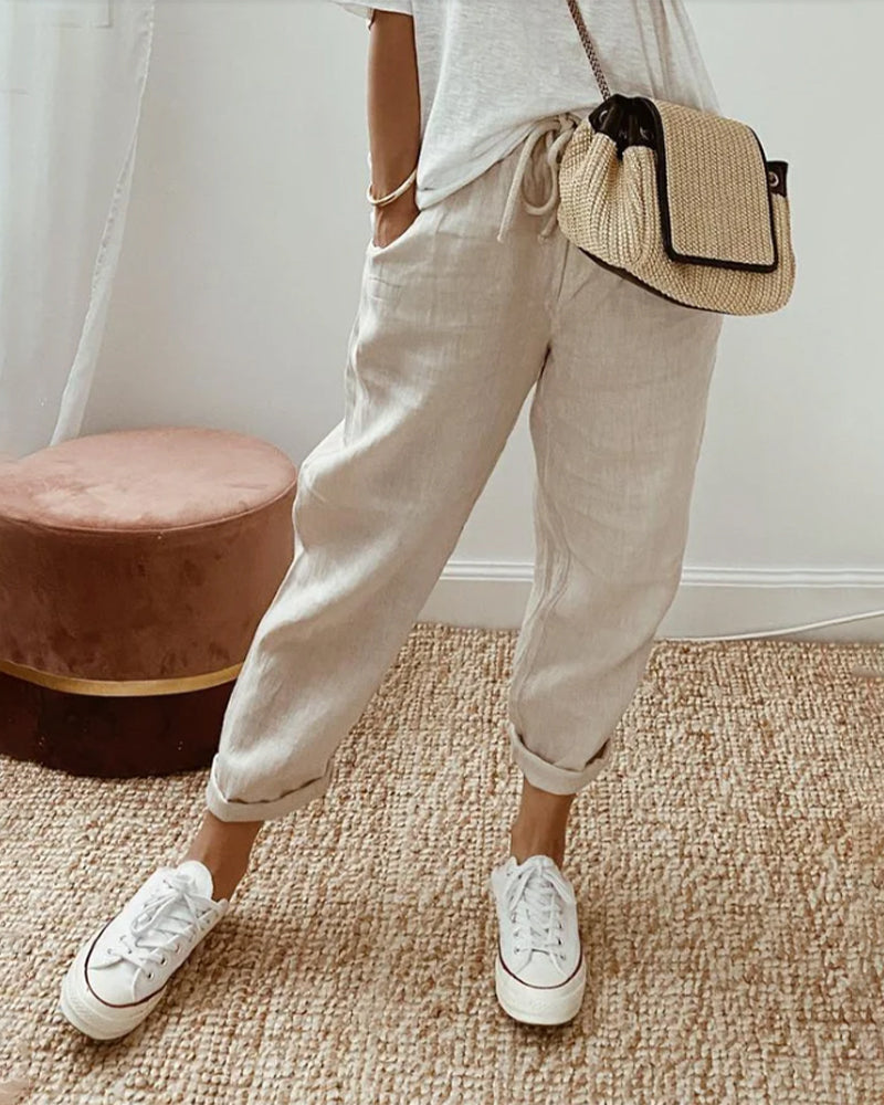 SANNE™ | Casual Women's Pants with Breathable Comfort and Timeless Elegance for Every Day