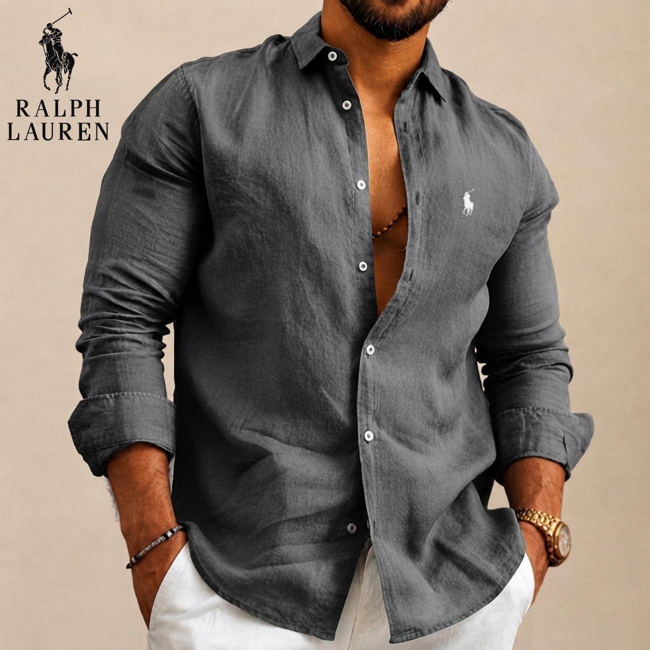 Relaxed Fit Button-Down Shirt || Clearance Sale