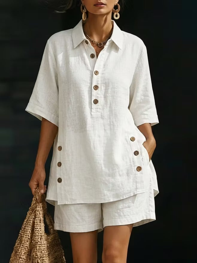 Charlotte™ Relaxed Linen Two-Piece Set