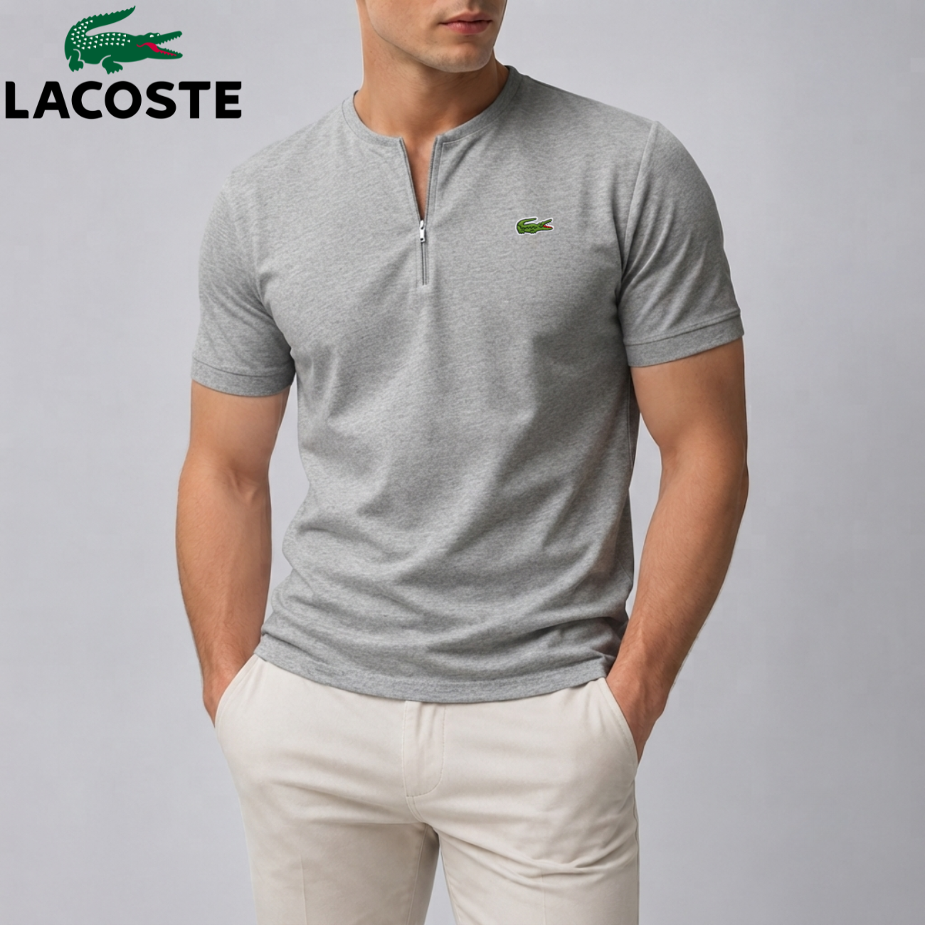 Quarter-Zip Henley || Clearance Sale