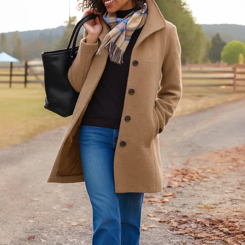 ADRIANA | Elegant Coat with Embracing Warmth and Timeless Style