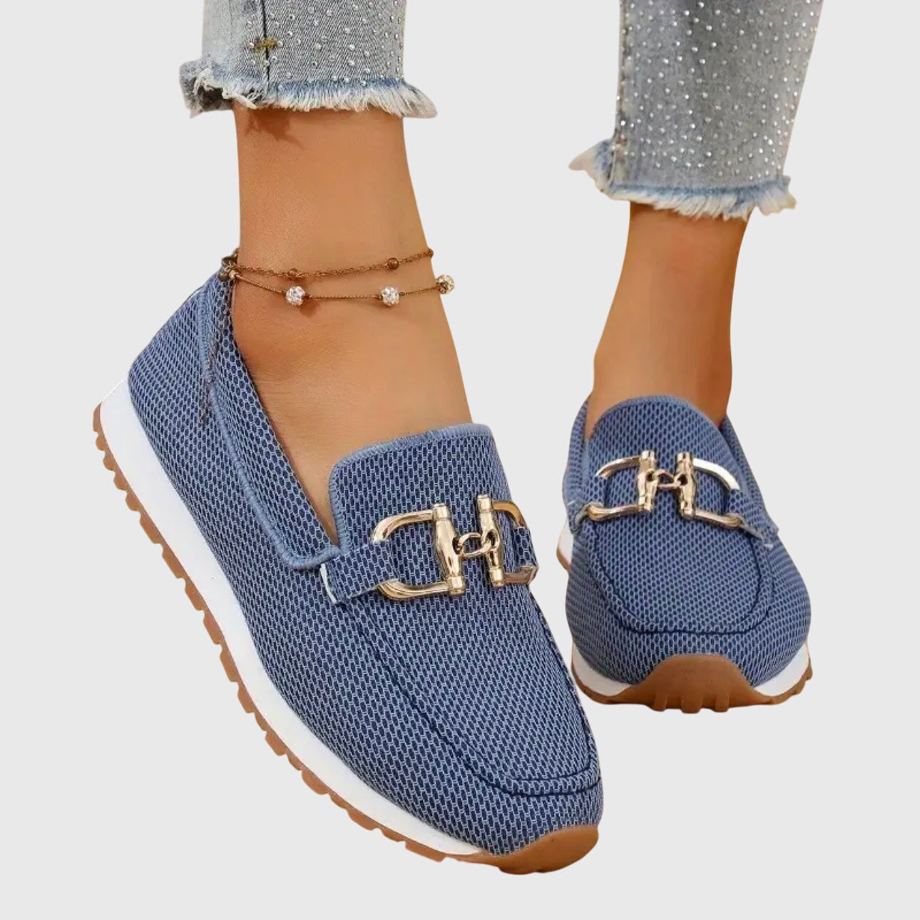 Horsebit Detail Comfort Real Leather Loafers