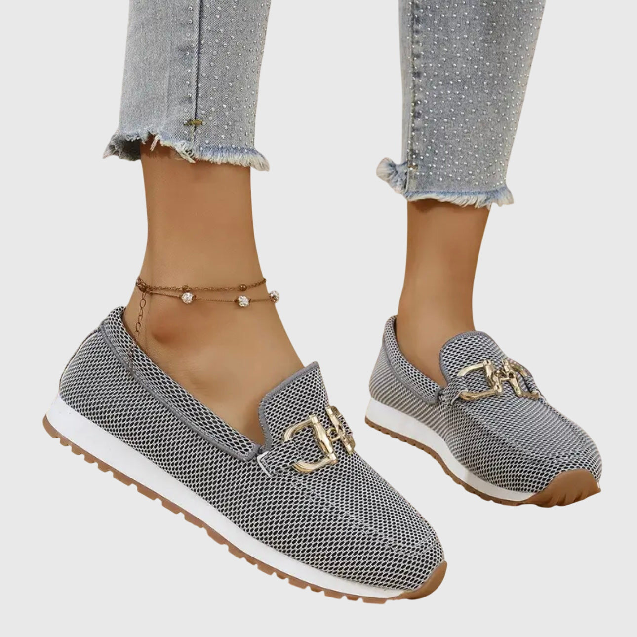 Horsebit Detail Comfort Real Leather Loafers