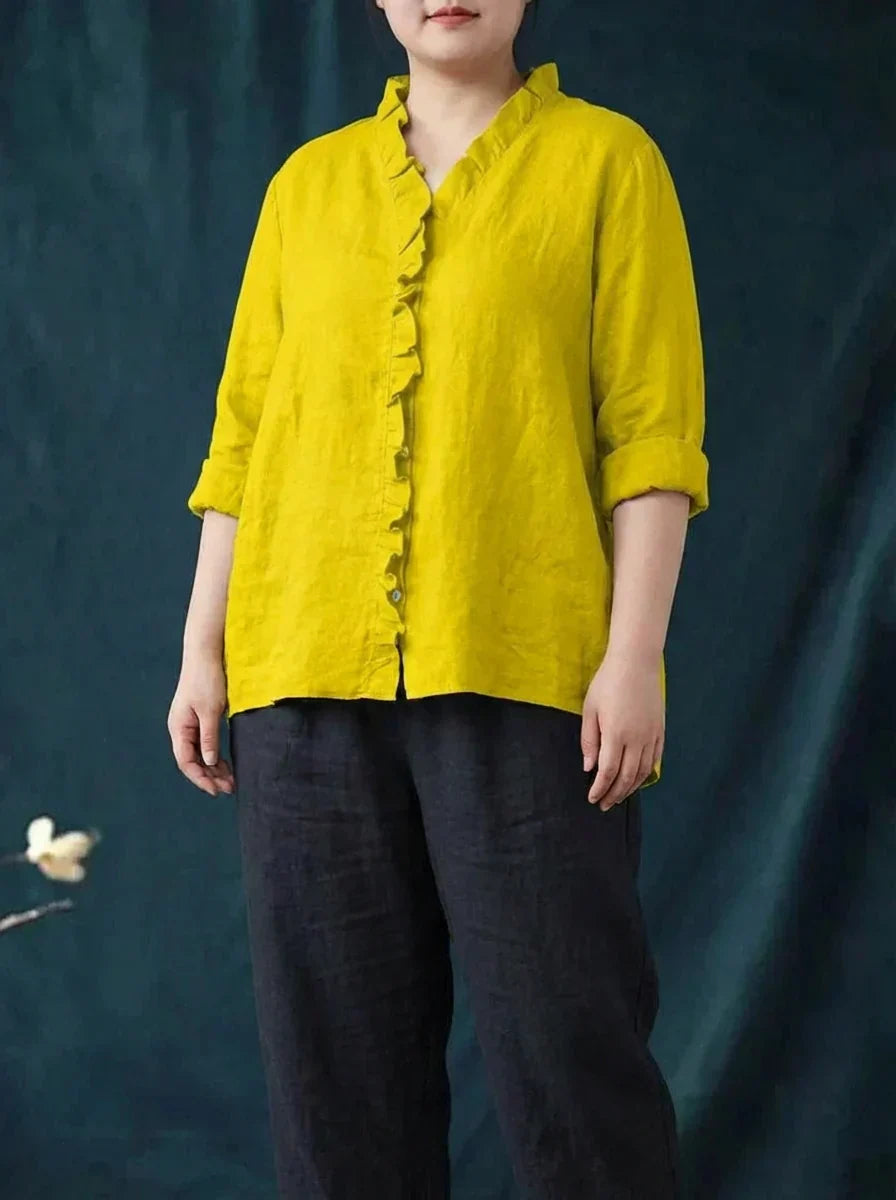 Eline™ | Elegant Summer Linen Blouse