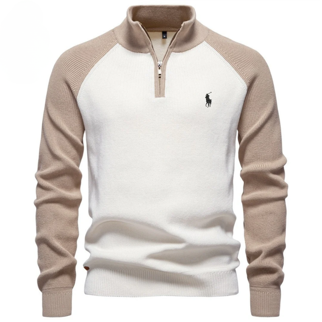 Men’s Premium Half-Zip Knit Sweater – Clearance Sale