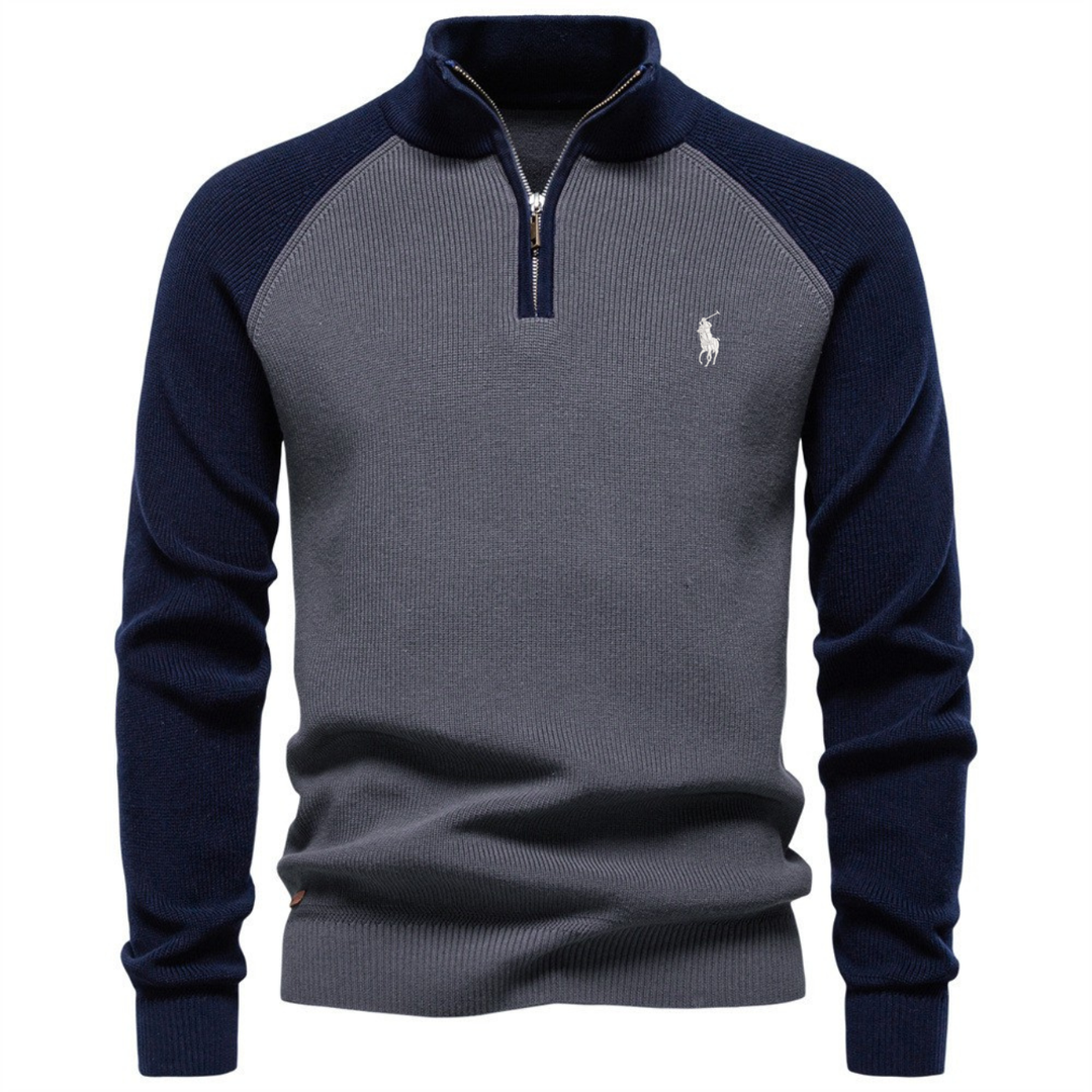 Men’s Premium Half-Zip Knit Sweater – Clearance Sale