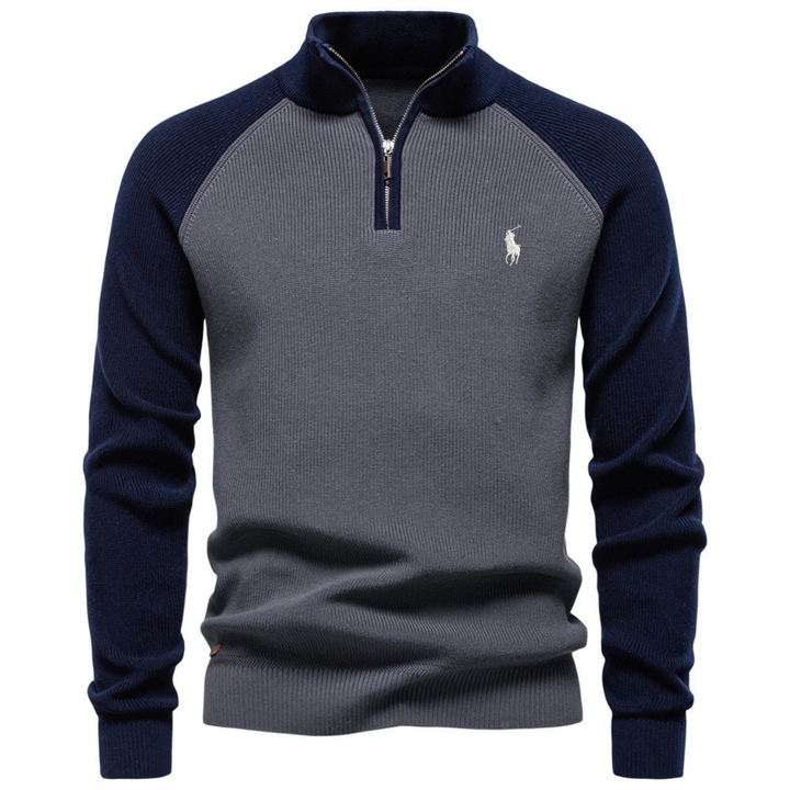 Men’s Premium Half-Zip Knit Sweater – Clearance Sale