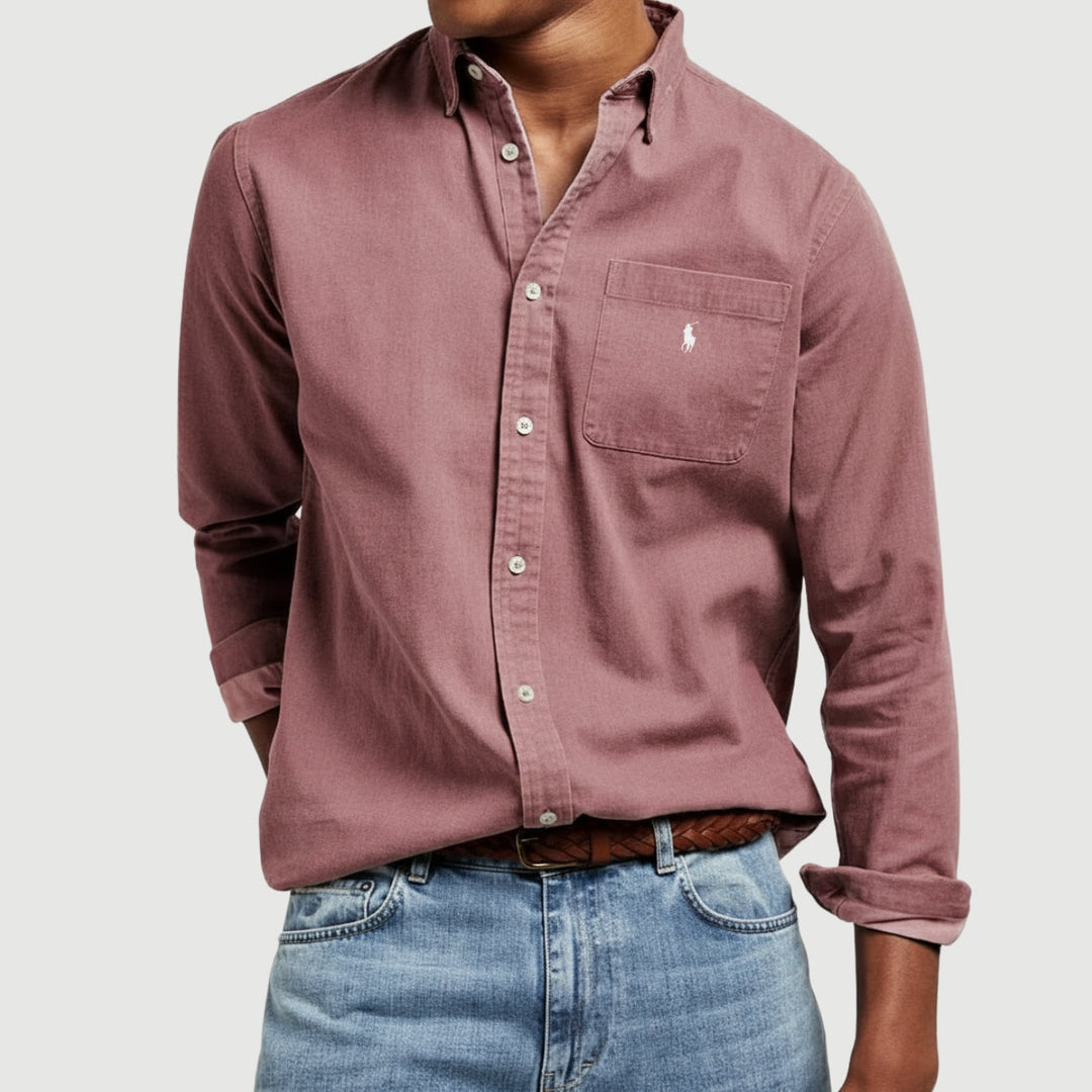 Linen Button-Up Shirt - CLEARANCE SALE