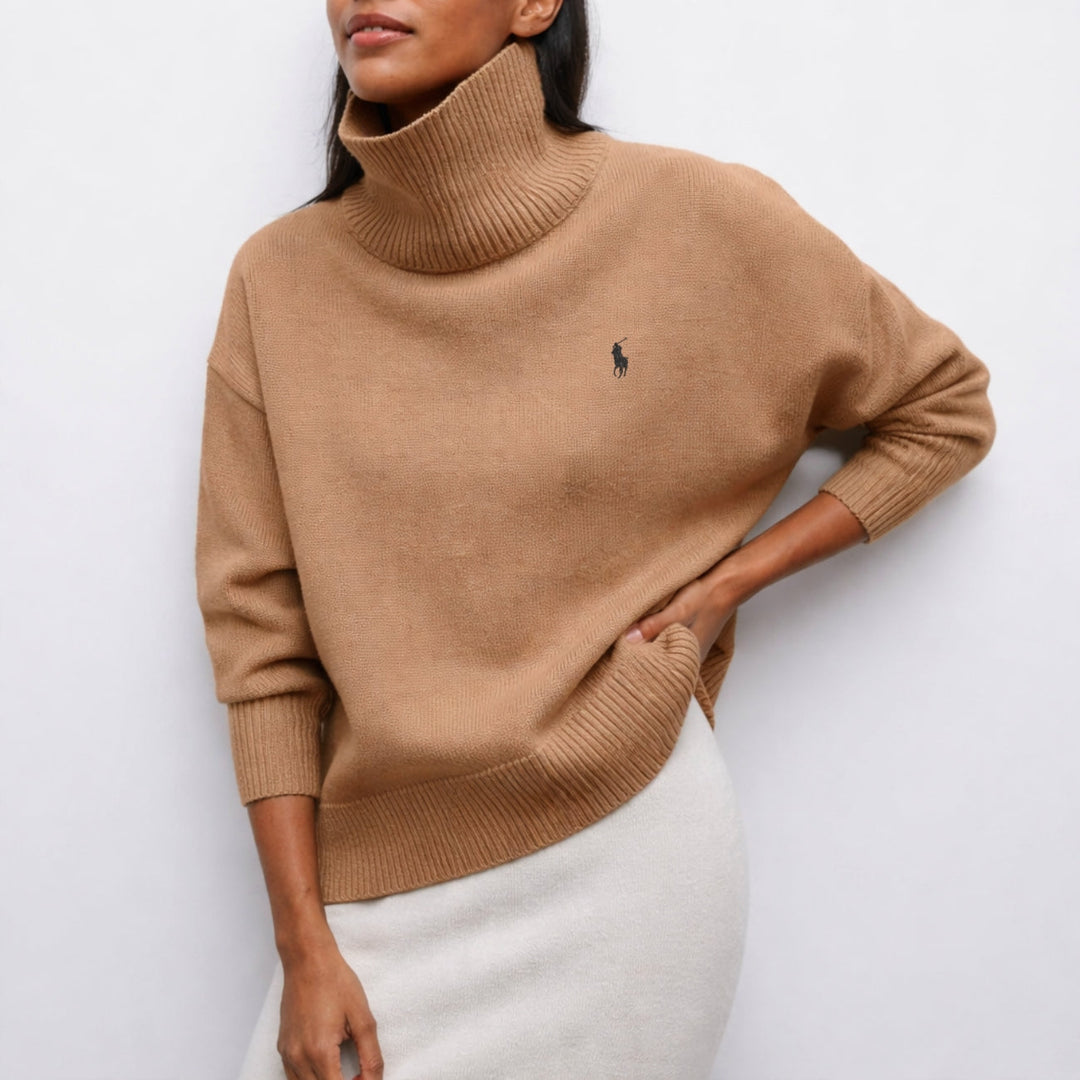 Soft Knitted Turtleneck Sweater || Clearance Sale