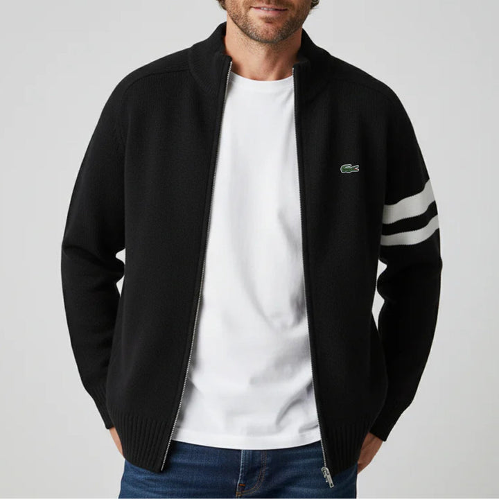 Modern Knit Cardigan with Zipper - CLEARANCE PRICE