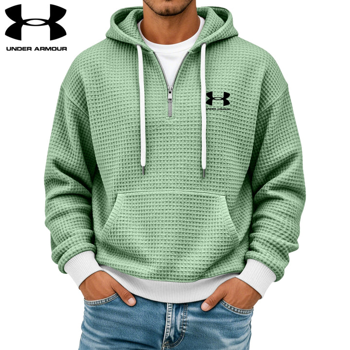 Textured Half-Zip Hoodie || CLEARANCE SALE