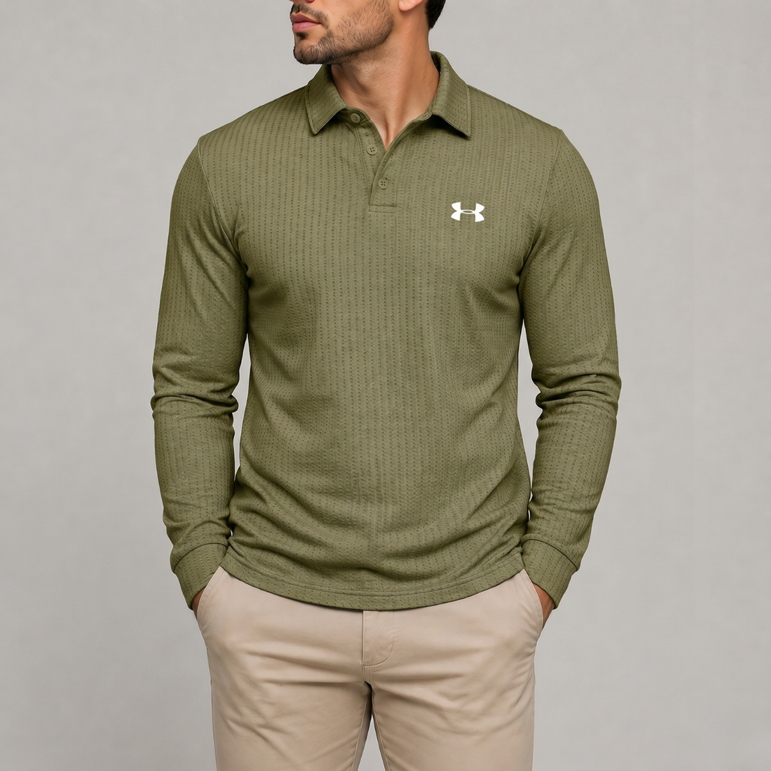 Long-Sleeve Performance Polo - Clearance Sale