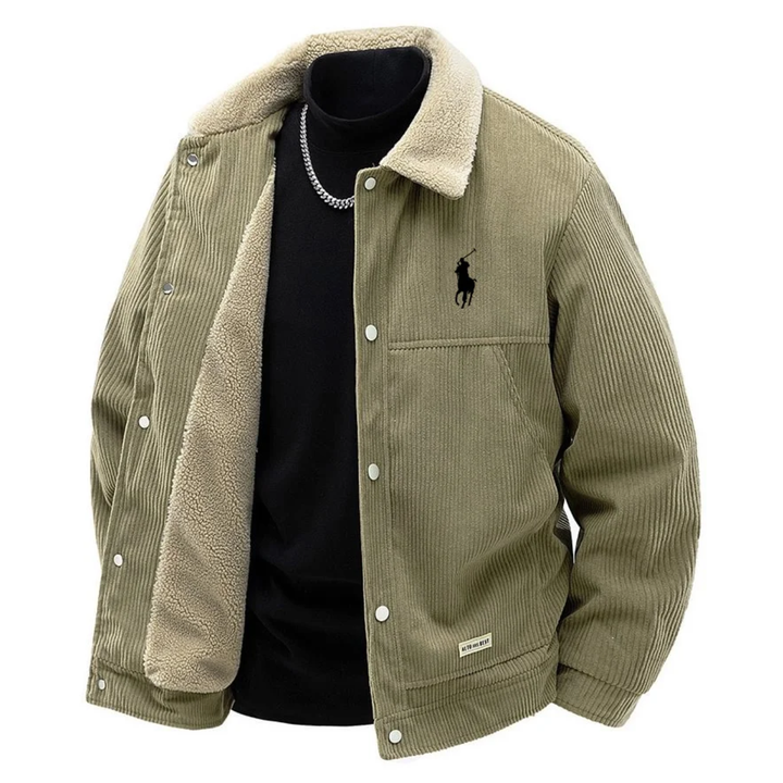 Premium Corduroy Sherpa Lined Jacket - Clearance Sale