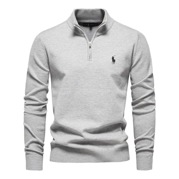 Premium Half-Zip Knit Sweater - Clearance Sale