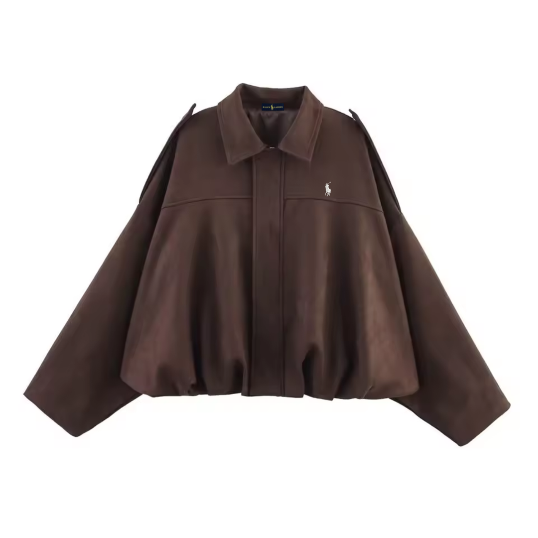 Classic Suede Bomber Jacket - Clearance Sale