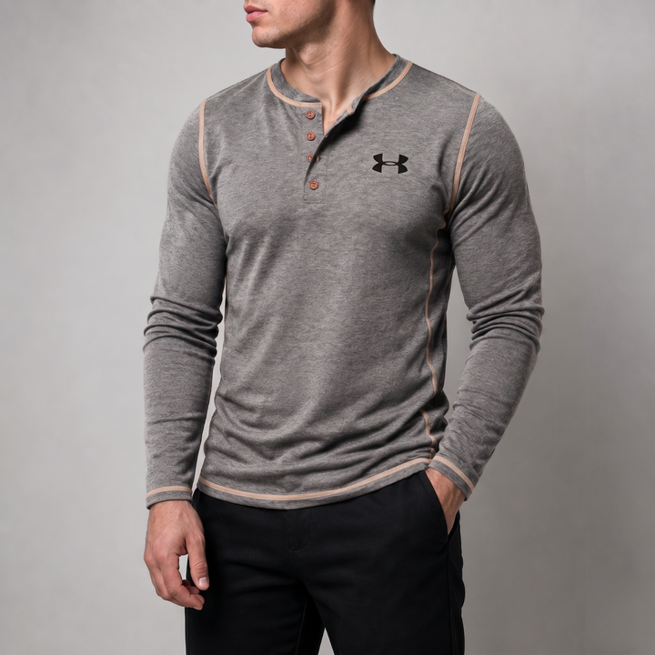 Long-Sleeve Henley - Clearance Sale