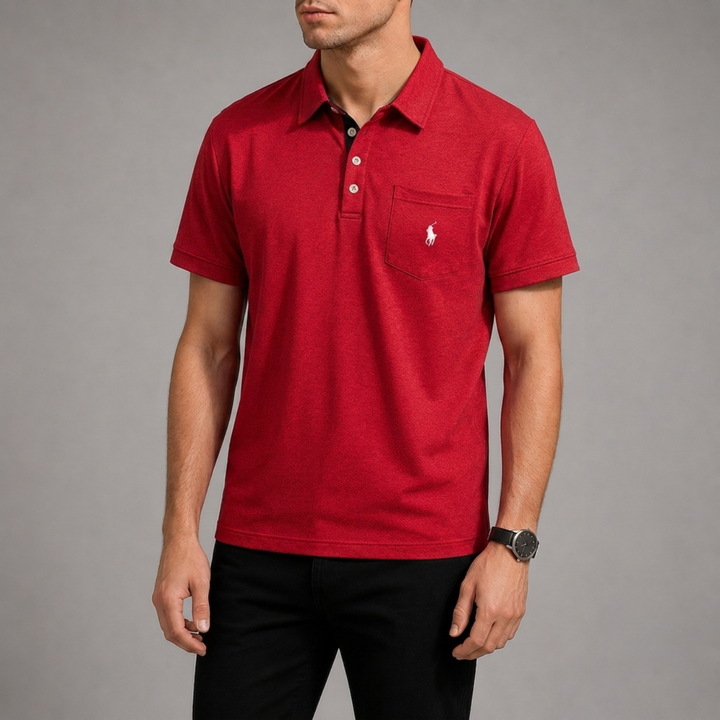 Textured Piqué Pocket Polo - Clearance Sale