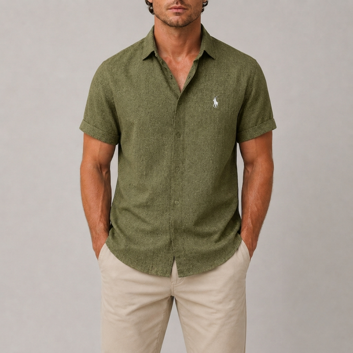 Textured Short Sleeve Shirt - Clearance Sale