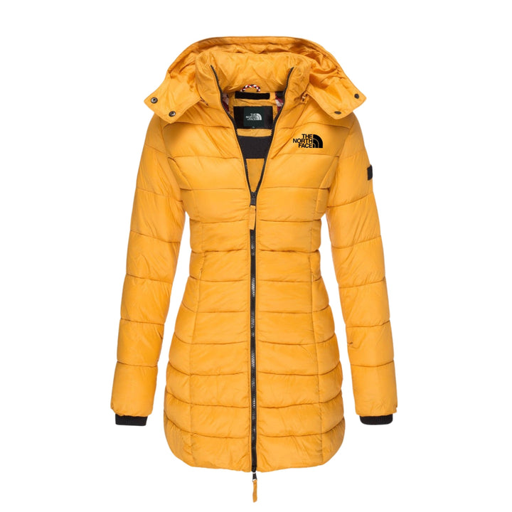 Long Padded Coat with Hood - CLEARANCE PRICE