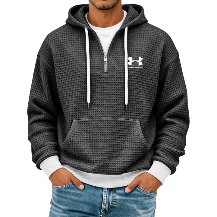 Textured Half-Zip Hoodie - CLEARANCE SALE