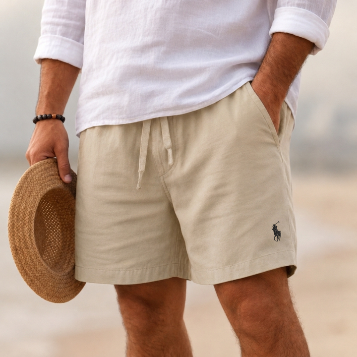 Essential Linen-Blend Shorts - Clearance Sale