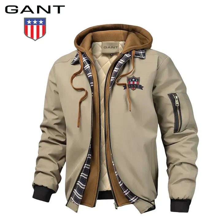 Stylish Bomber Jacket with Hoodie || Clearance Sale