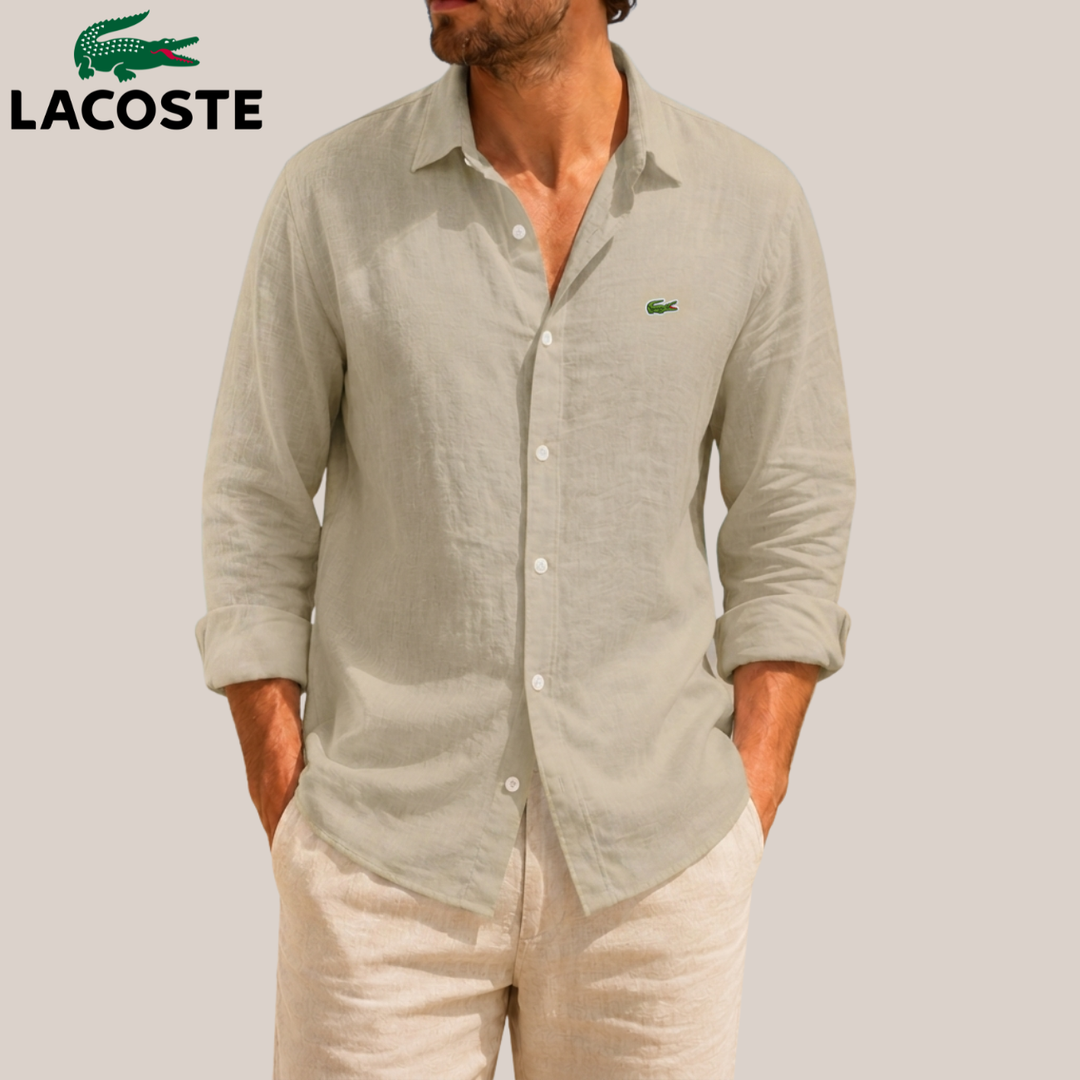 Coastal Linen Shirt || Clearance Sale