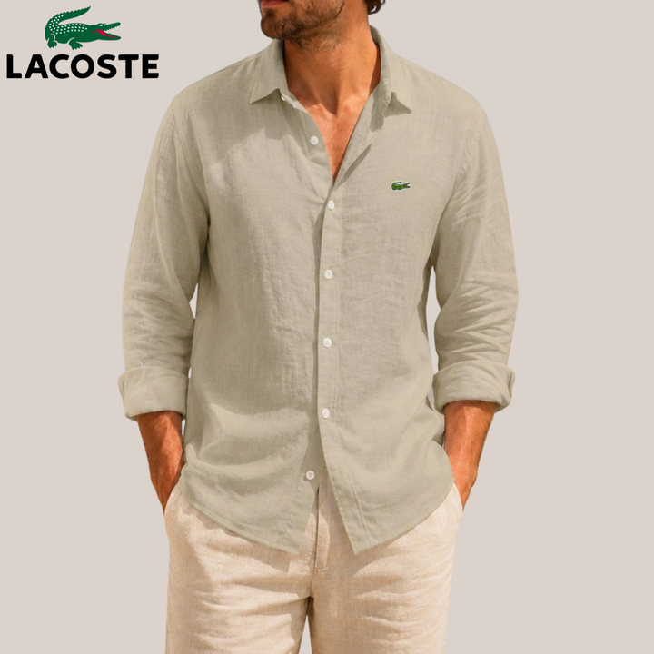 Coastal Linen Shirt || Clearance Sale