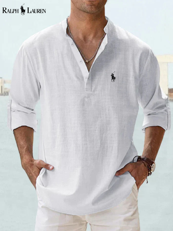 Modern Fit Long-Sleeve Shirt for Smart Casual Wear