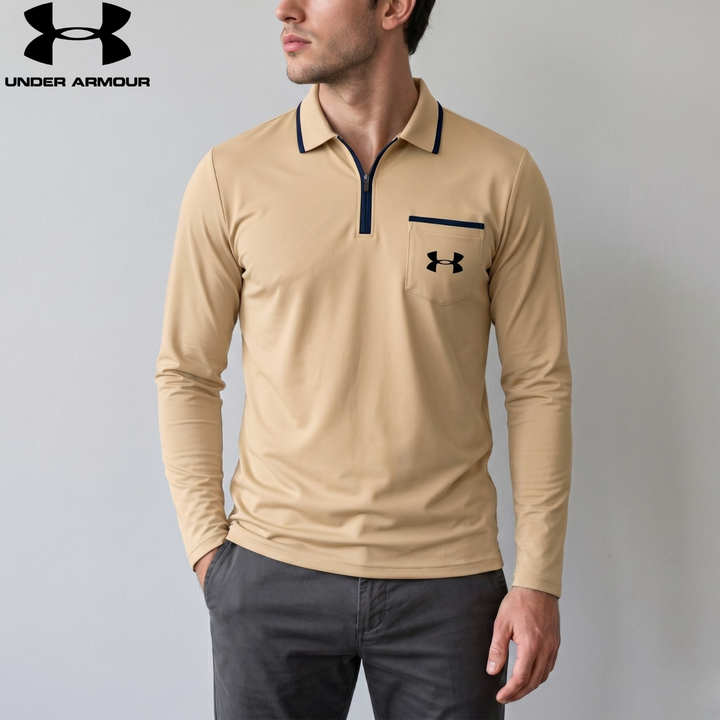 Quarter-Zip Full Sleeve Polo || Clearance Sale