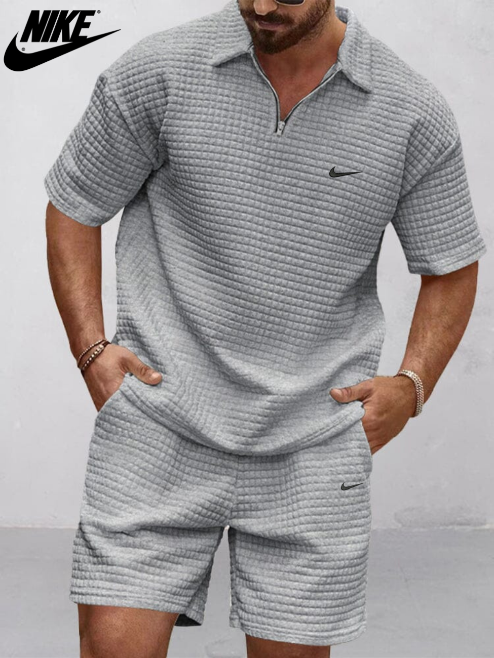Urban Quaffle Quarter-Zip Set || Clearance Sale