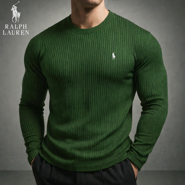 Ribbed Performance Long-Sleeve Knit || Clearance Sale