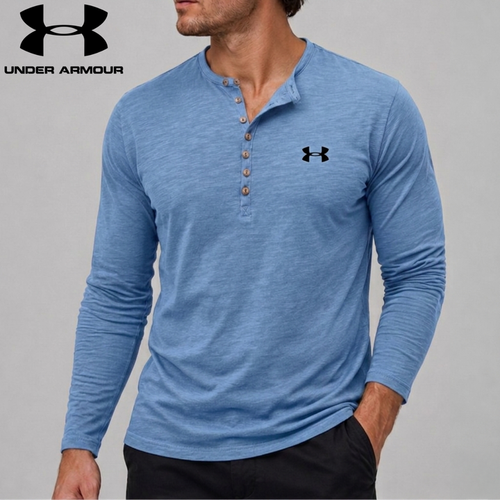 Long-Sleeve Henley || Clearance Sale
