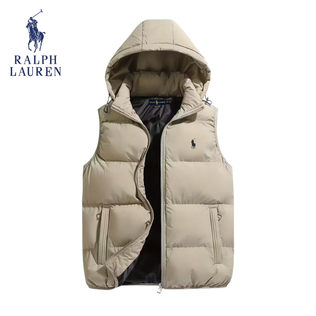 Padded vest with hood || Clearance Sale