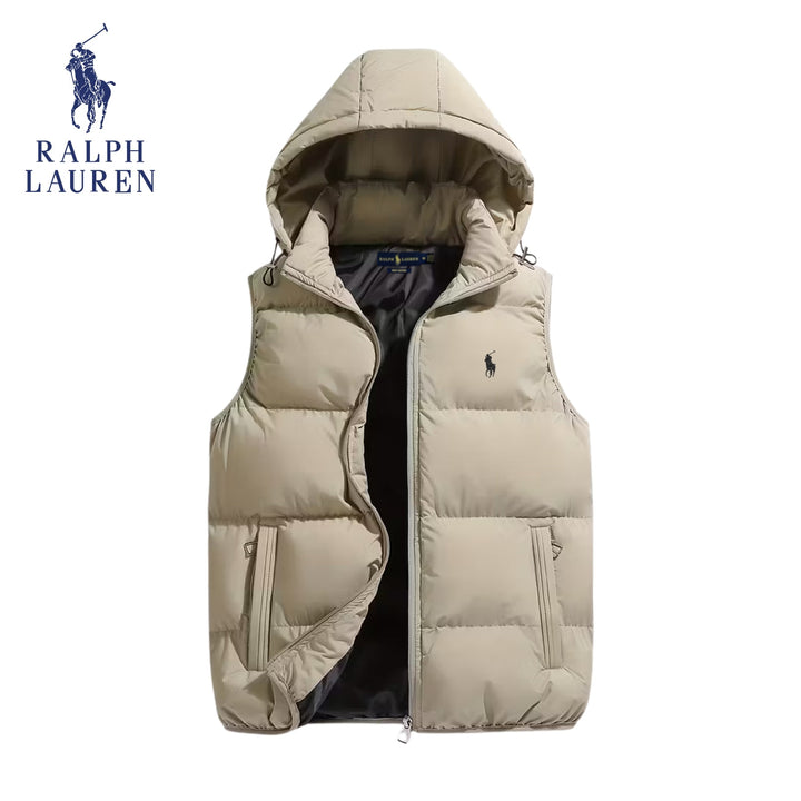 Padded vest with hood || Clearance Sale