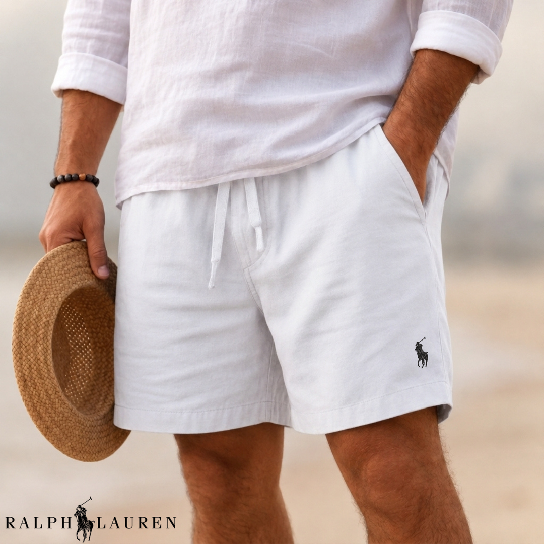 Essential Linen-Blend Shorts || Clearance Sale