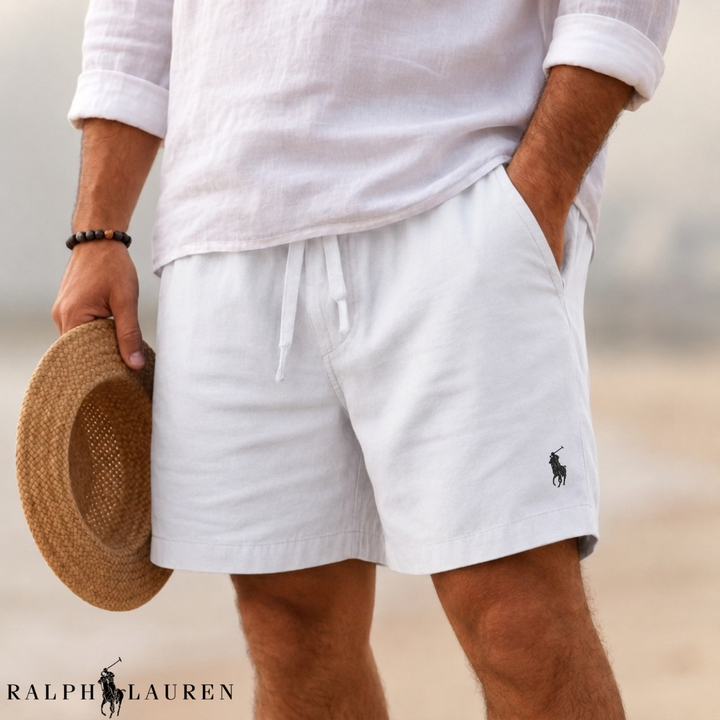 Essential Linen-Blend Shorts || Clearance Sale