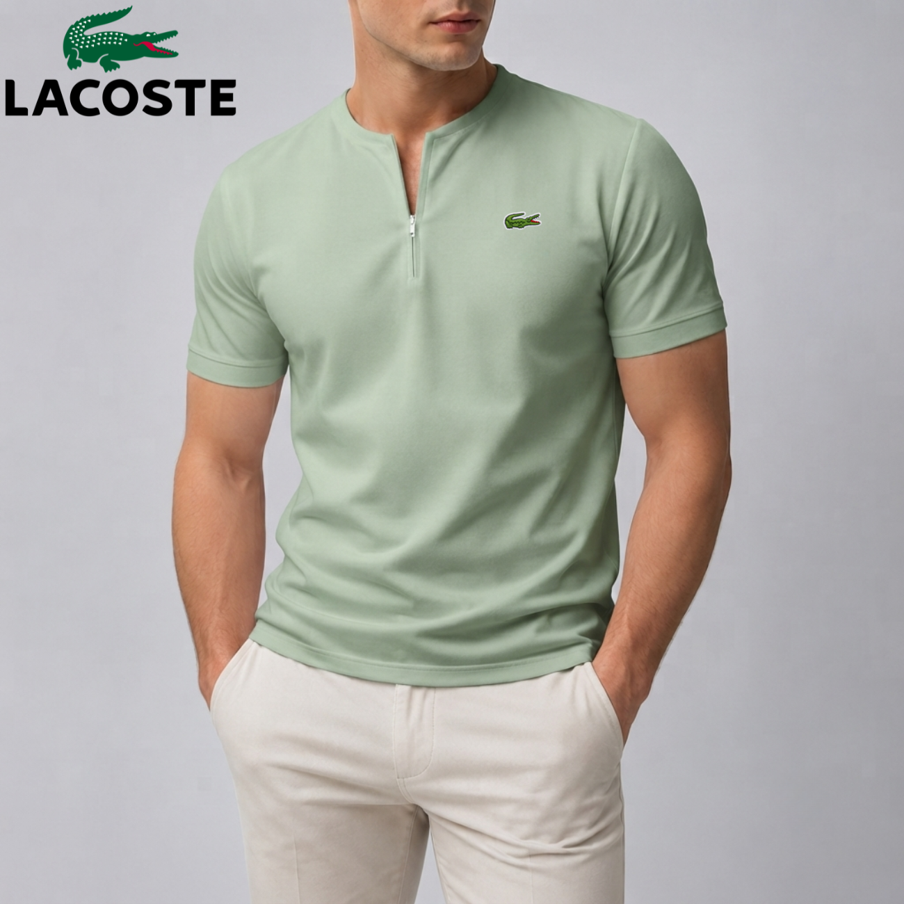 Quarter-Zip Henley || Clearance Sale