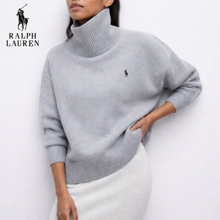 Soft Knitted Turtleneck Sweater || Clearance Sale