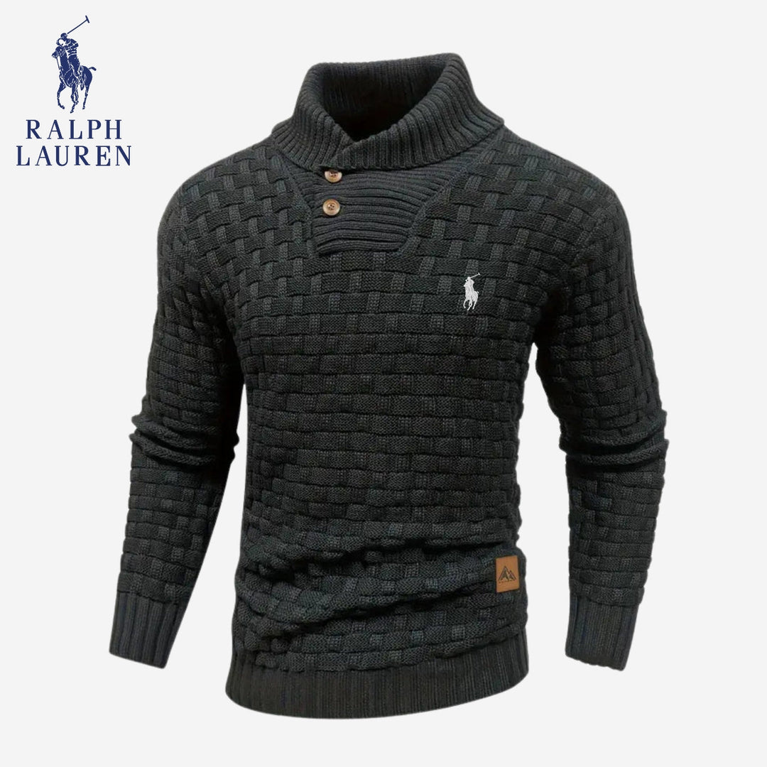 Knitted Sweater with Buttoned Collar || CLEARANCE SALE