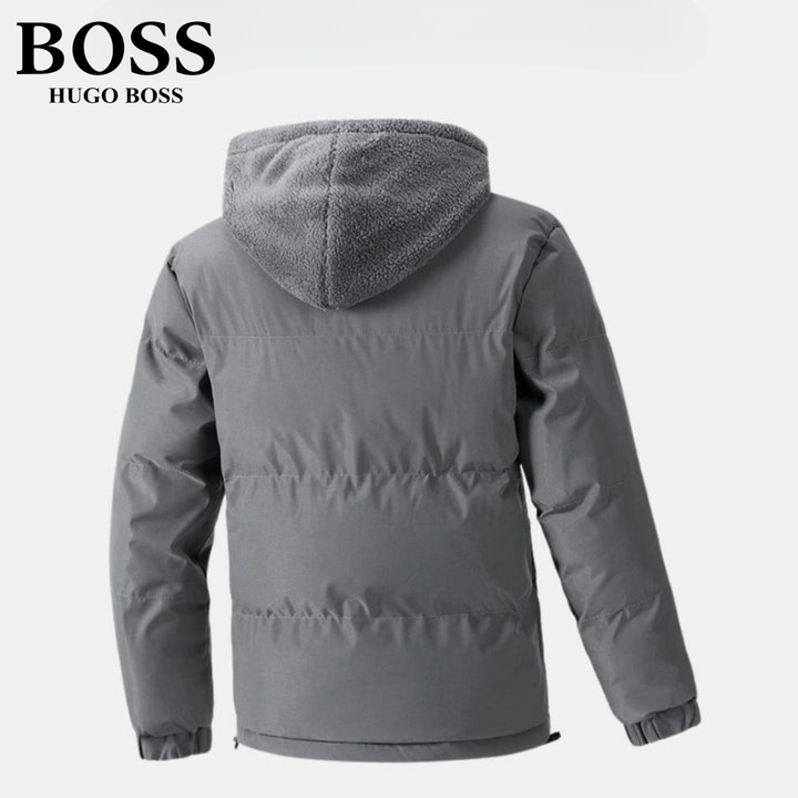 Padded Winter Jacket with Fleece Hood || CLEARANCE SALE