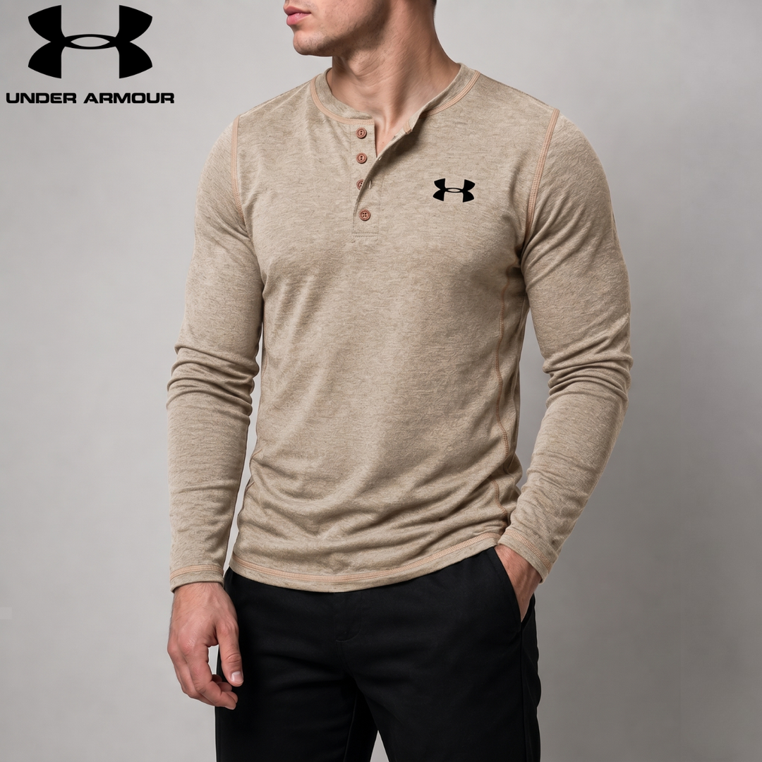 Long-Sleeve Henley || Clearance Sale