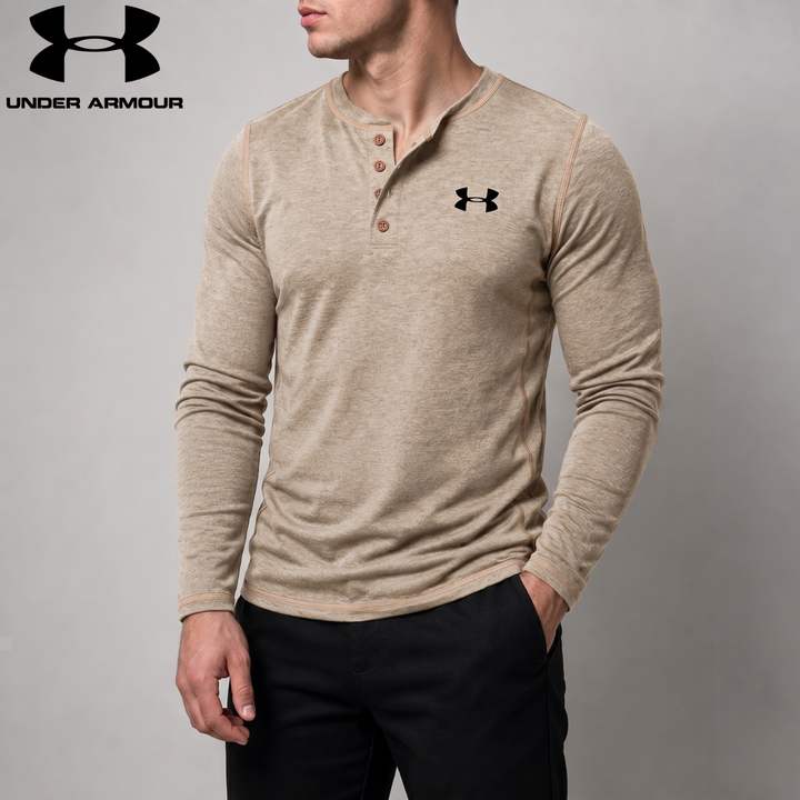 Long-Sleeve Henley || Clearance Sale