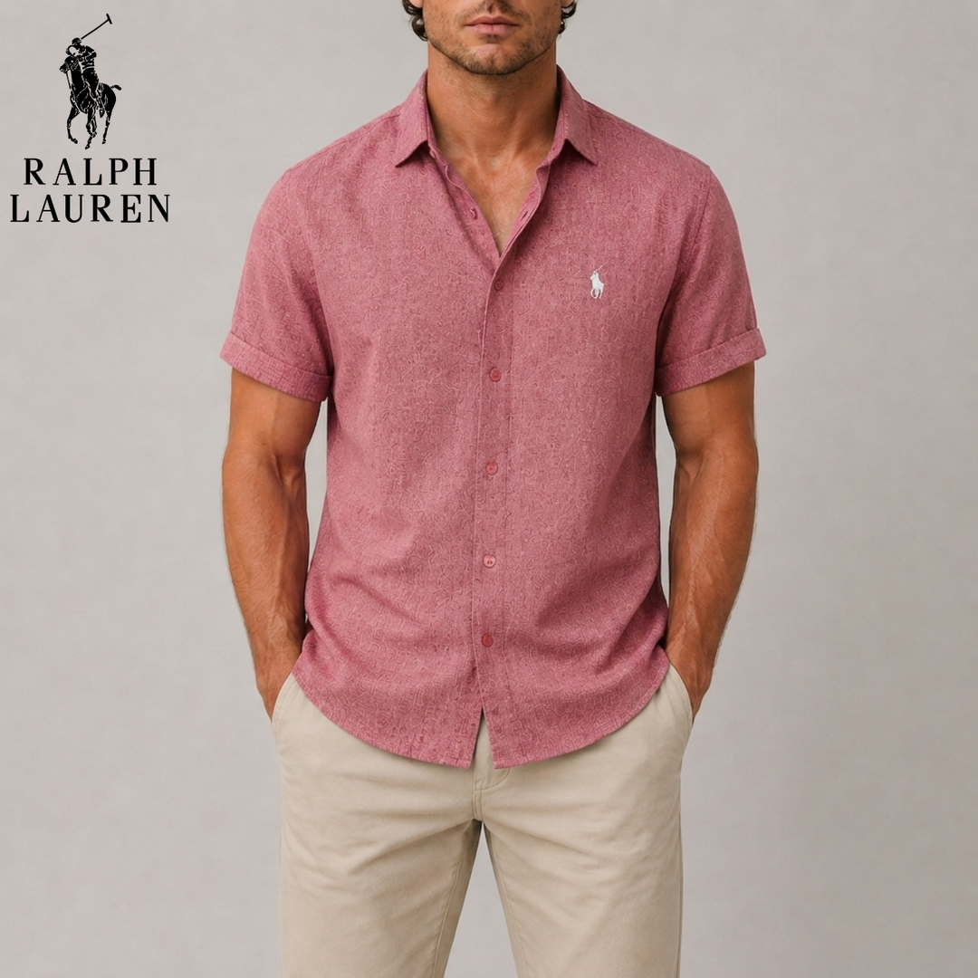 Textured Short Sleeve Shirt || Clearance Sale