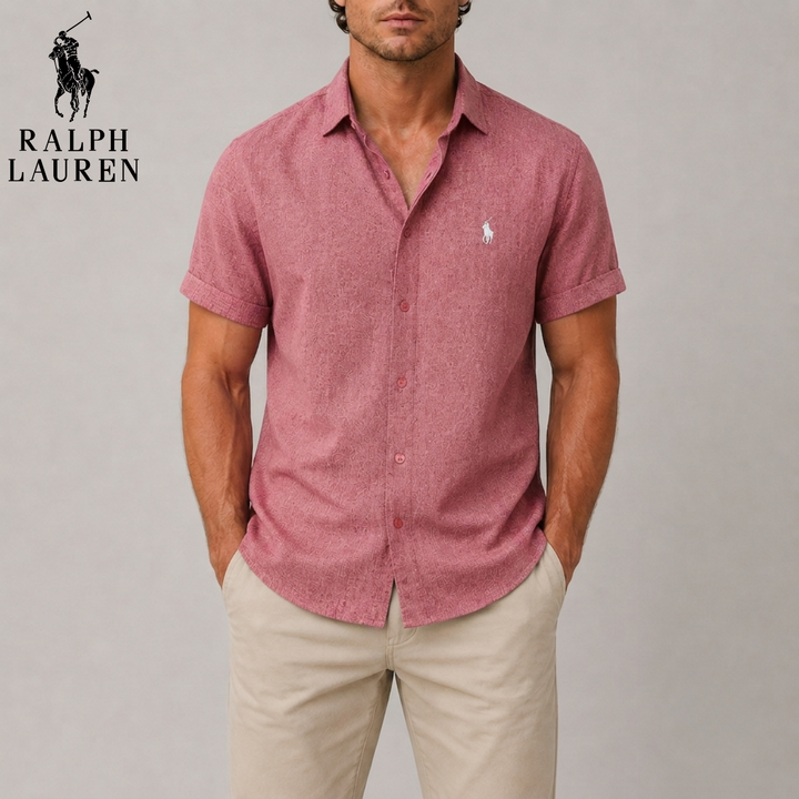 Textured Short Sleeve Shirt || Clearance Sale