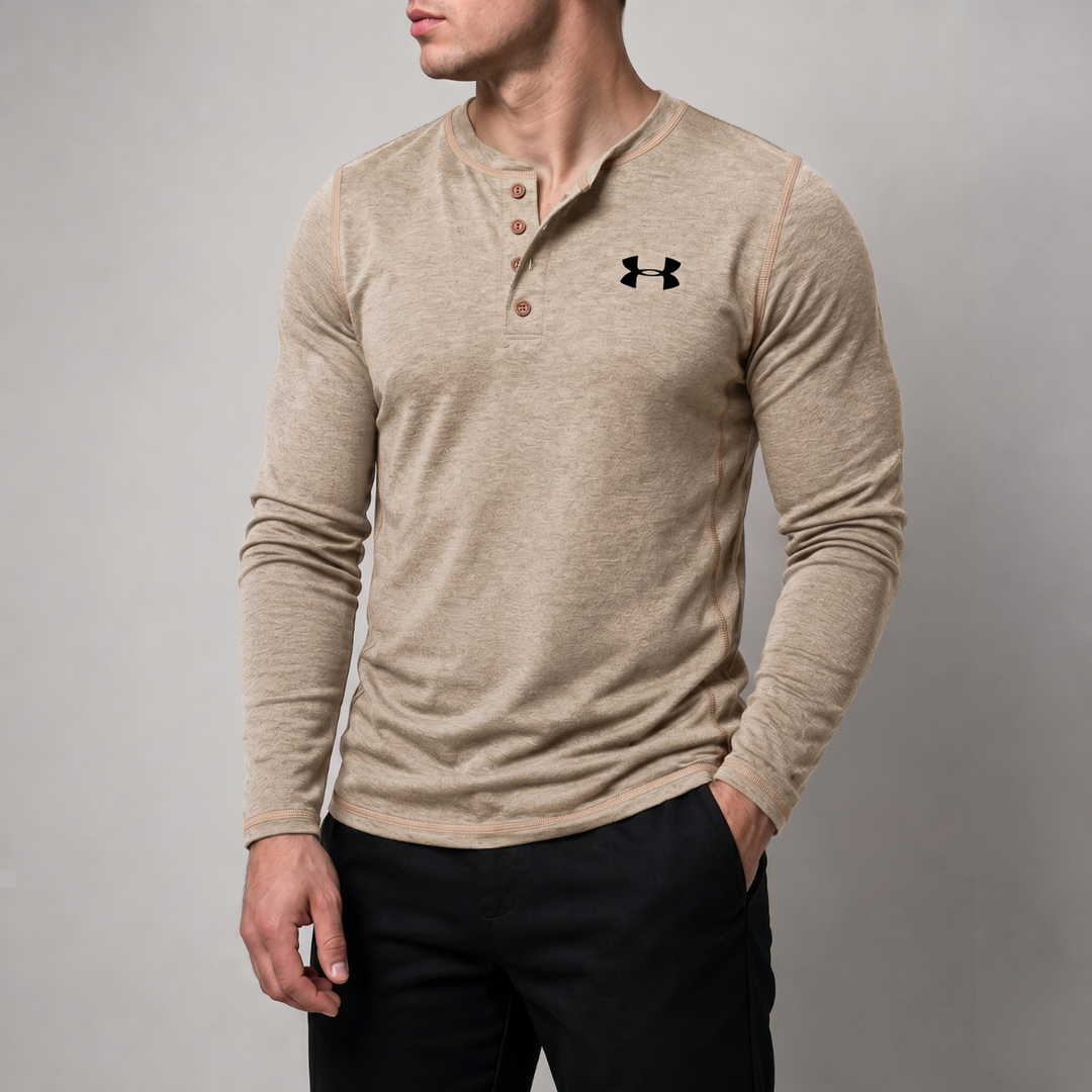 Long-Sleeve Henley - Clearance Sale