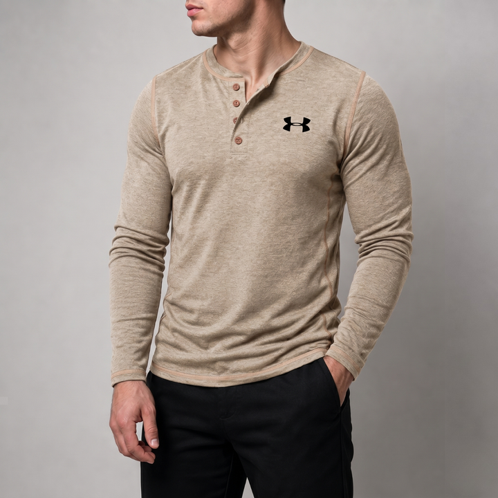 Long-Sleeve Henley - Clearance Sale